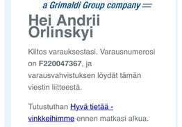 Билеты Helsinki- travemunde